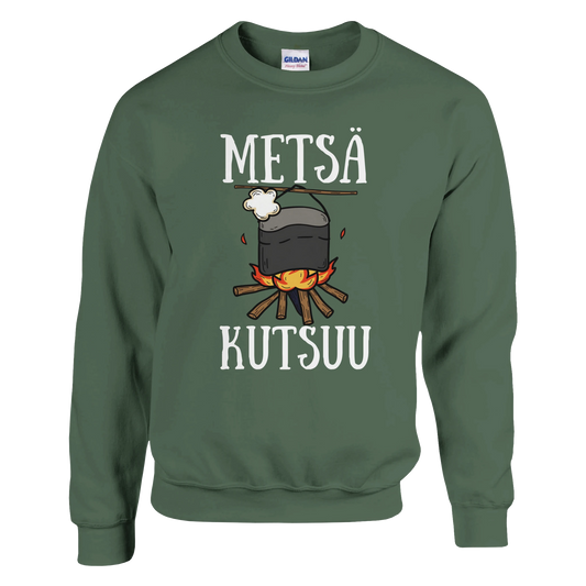 Metsä kutsuu (pakki edition) - Collegepaita – tuotekuva