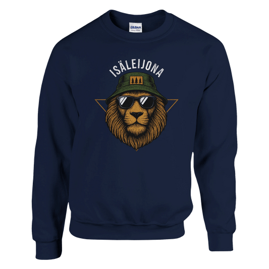 Isäleijona - Collegepaita - Mun Paita