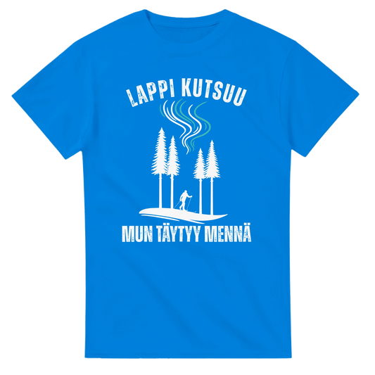 Lappi Kutsuu - Mun Täytyy Mennä - Hiihtäjä - 3XL - 5XL T - paita - Mun Paita