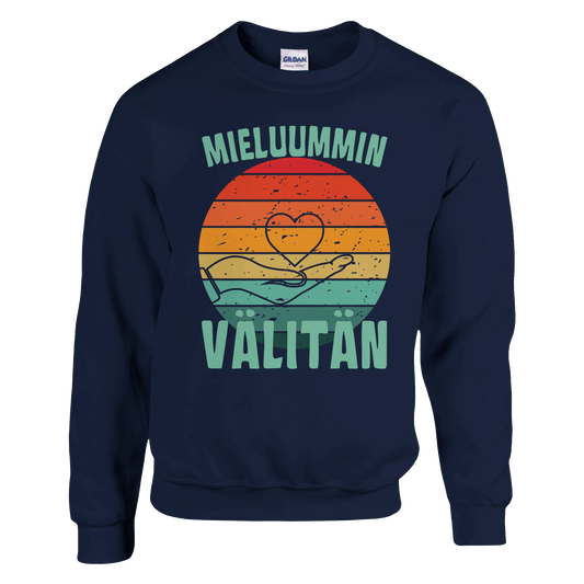 Mieluummin Välitän - Collegepaita - Mun Paita