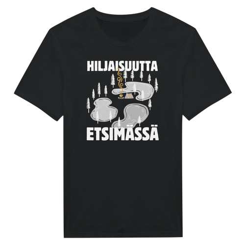 Hiljaisuutta etsimässä - Miesten T-paita – tuotekuva