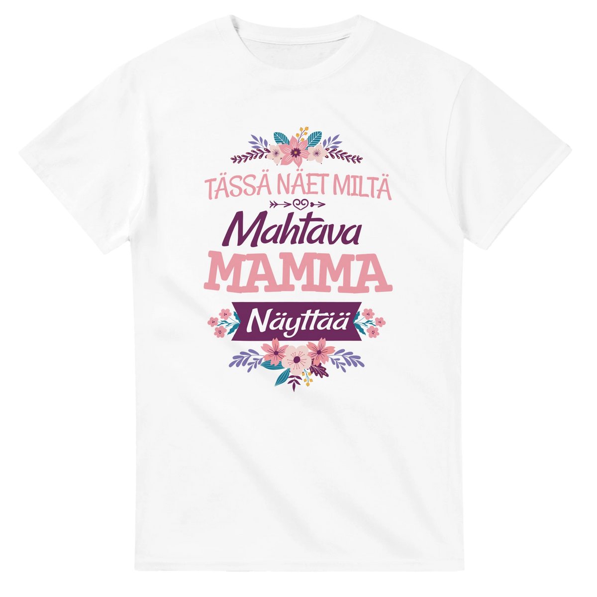 Mahtava Mamma - 3XL - 5XL T-paita – tuotekuva