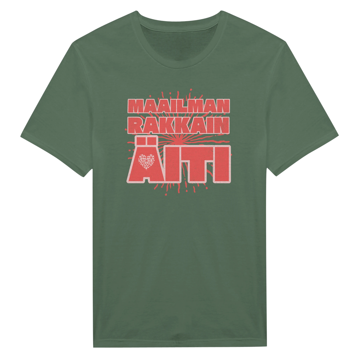 Maailman Rakkain Äiti - Unisex T-paita – tuotekuva