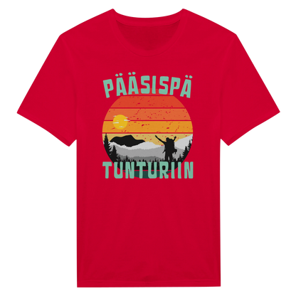 Pääsispä Tunturiin - Miesten t-paita – tuotekuva