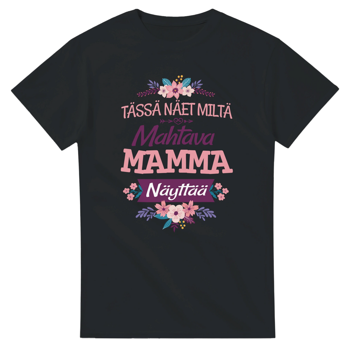 Mahtava Mamma - 3XL - 5XL T-paita – tuotekuva