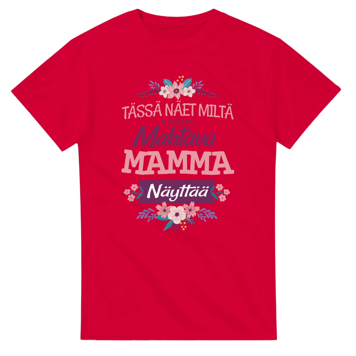 Mahtava Mamma - 3XL - 5XL T-paita – tuotekuva