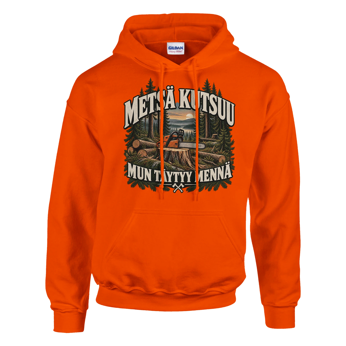 Metsä kutsuu Sahuria - Huppari – tuotekuva