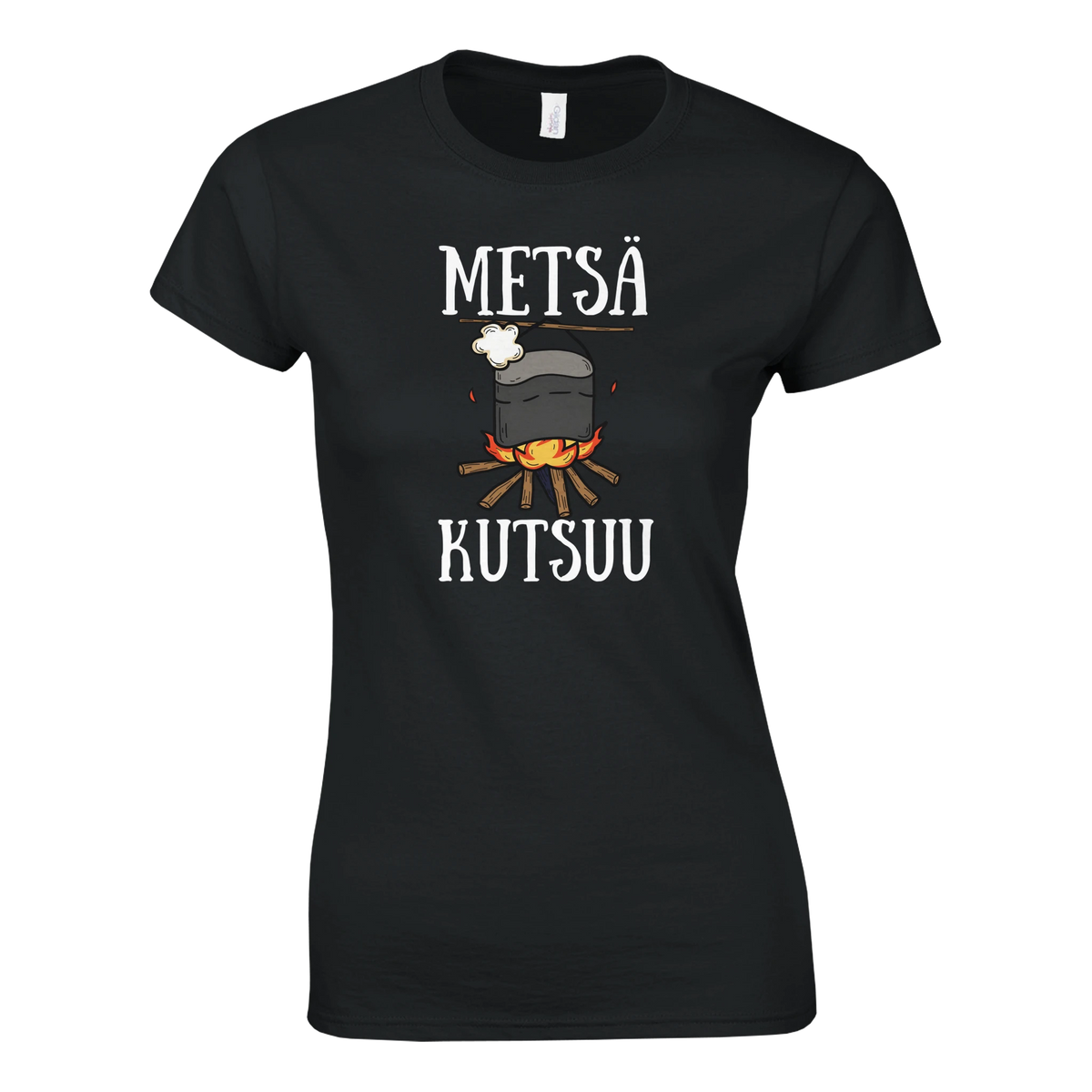 Metsä kutsuu (pakki edition) - Naisten T-paita – tuotekuva