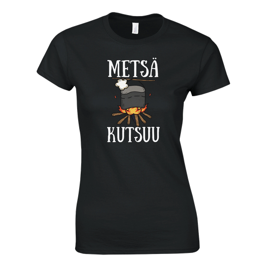 Metsä kutsuu (pakki edition) - Naisten T-paita – tuotekuva
