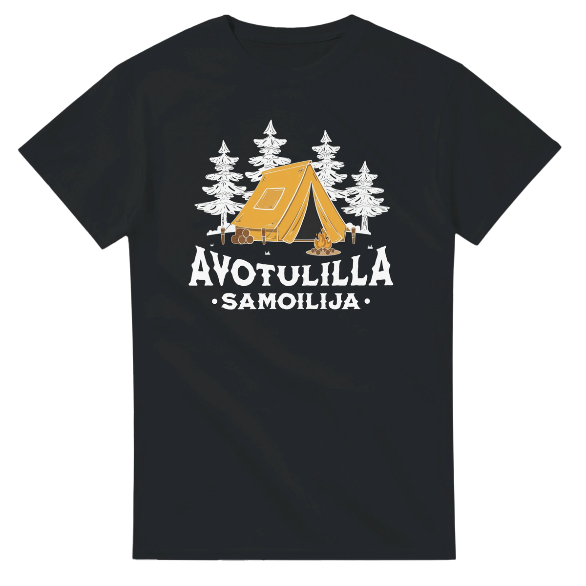 Avotulilla - 3XL - 5XL T-paita – tuotekuva