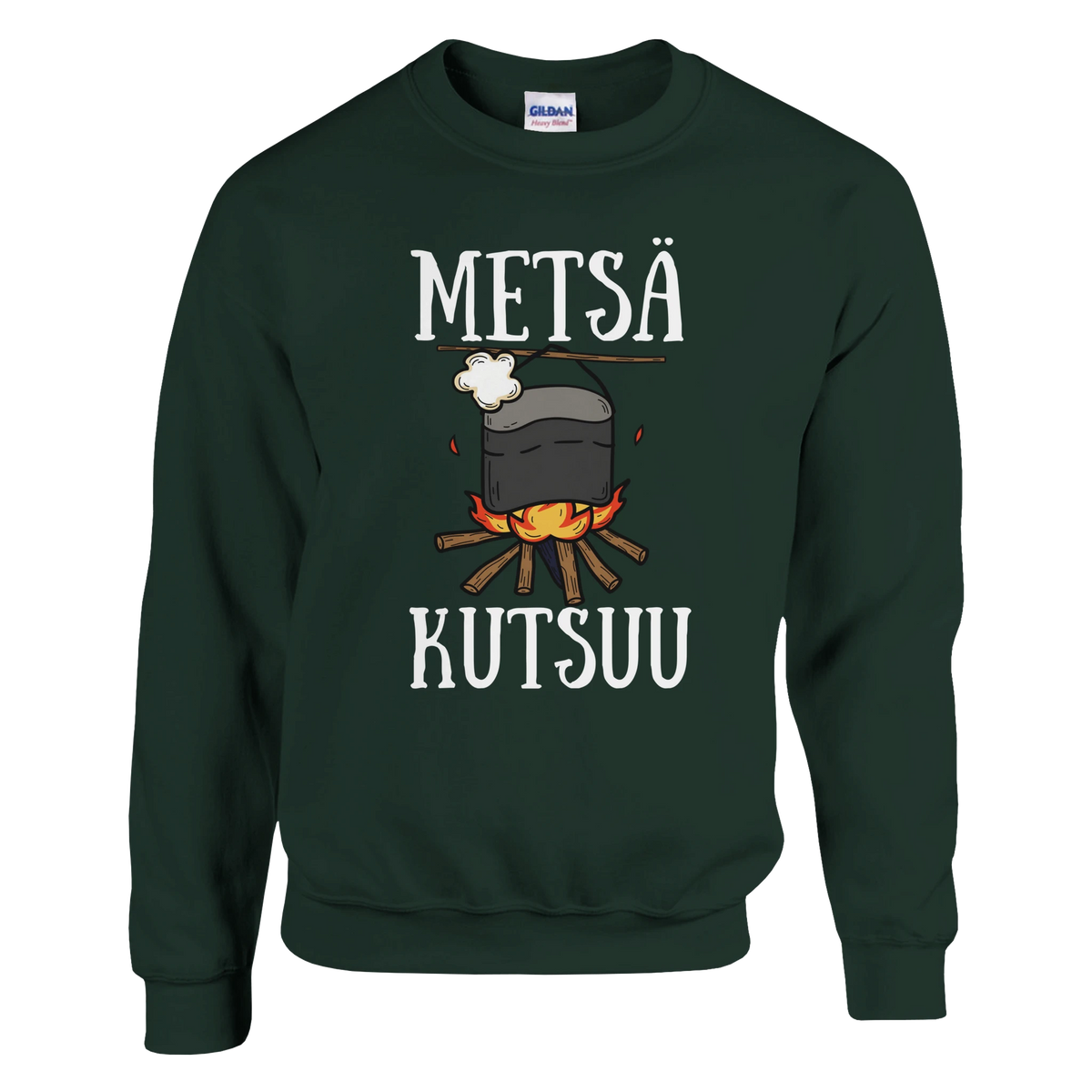 Metsä kutsuu (pakki edition) - Collegepaita – tuotekuva