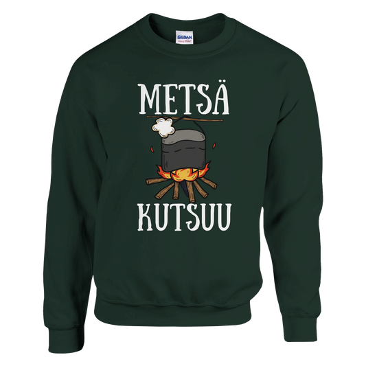 Metsä kutsuu (pakki edition) - Collegepaita – tuotekuva