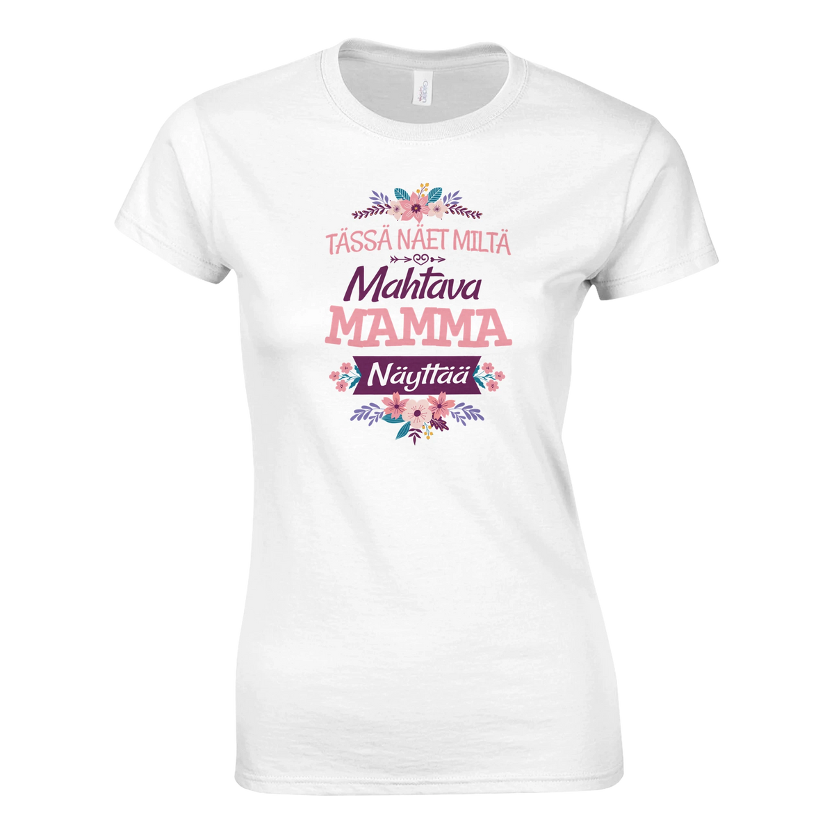 Mahtava Mamma - Naisten T-paita – tuotekuva