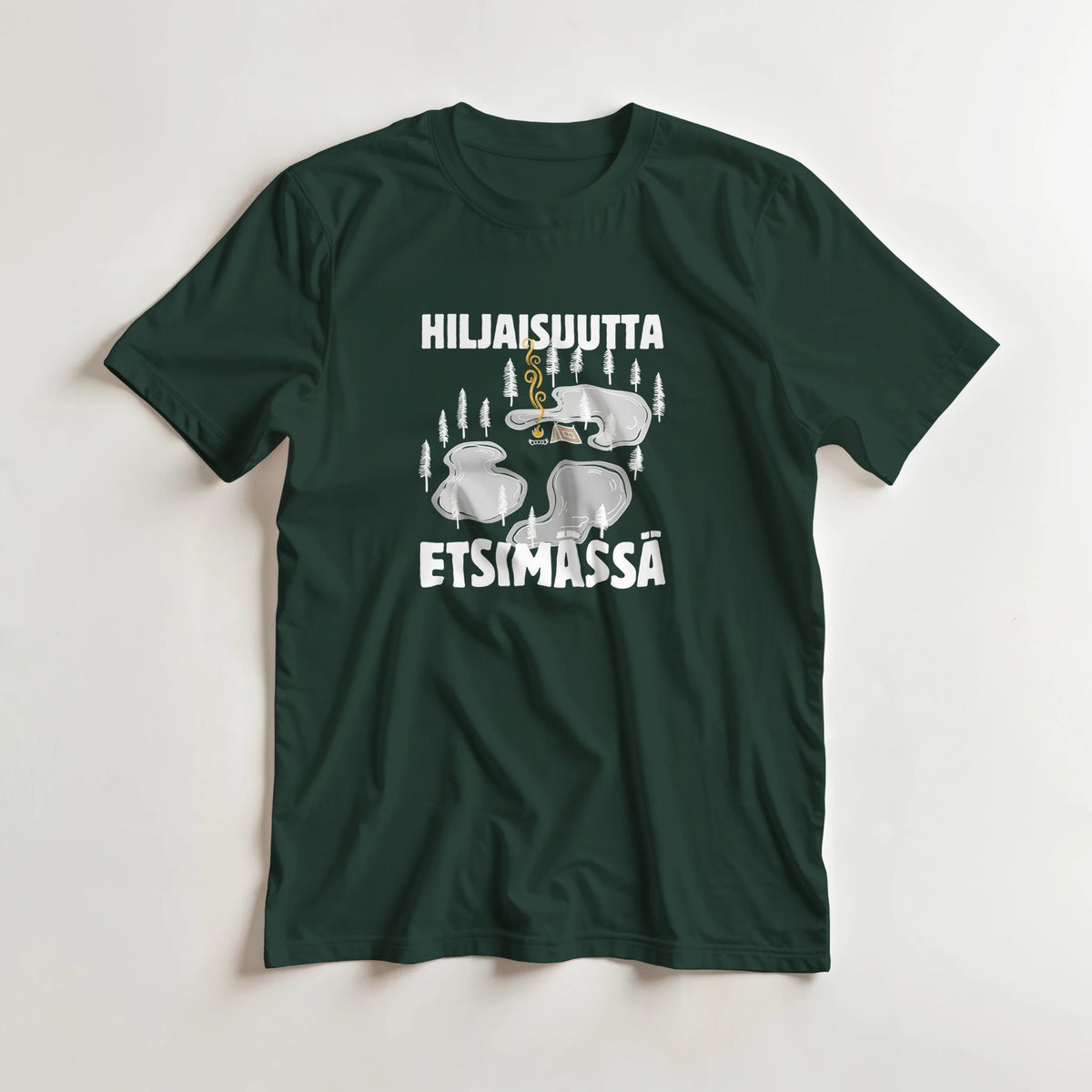 Hiljaisuutta etsimässä - 3XL - 5XL T-paita – tuotekuva