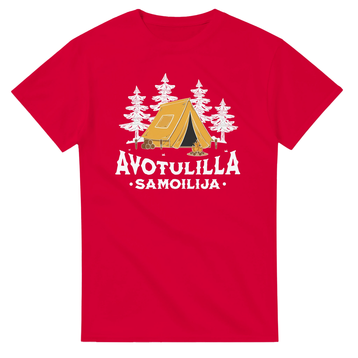 Avotulilla - 3XL - 5XL T-paita – tuotekuva