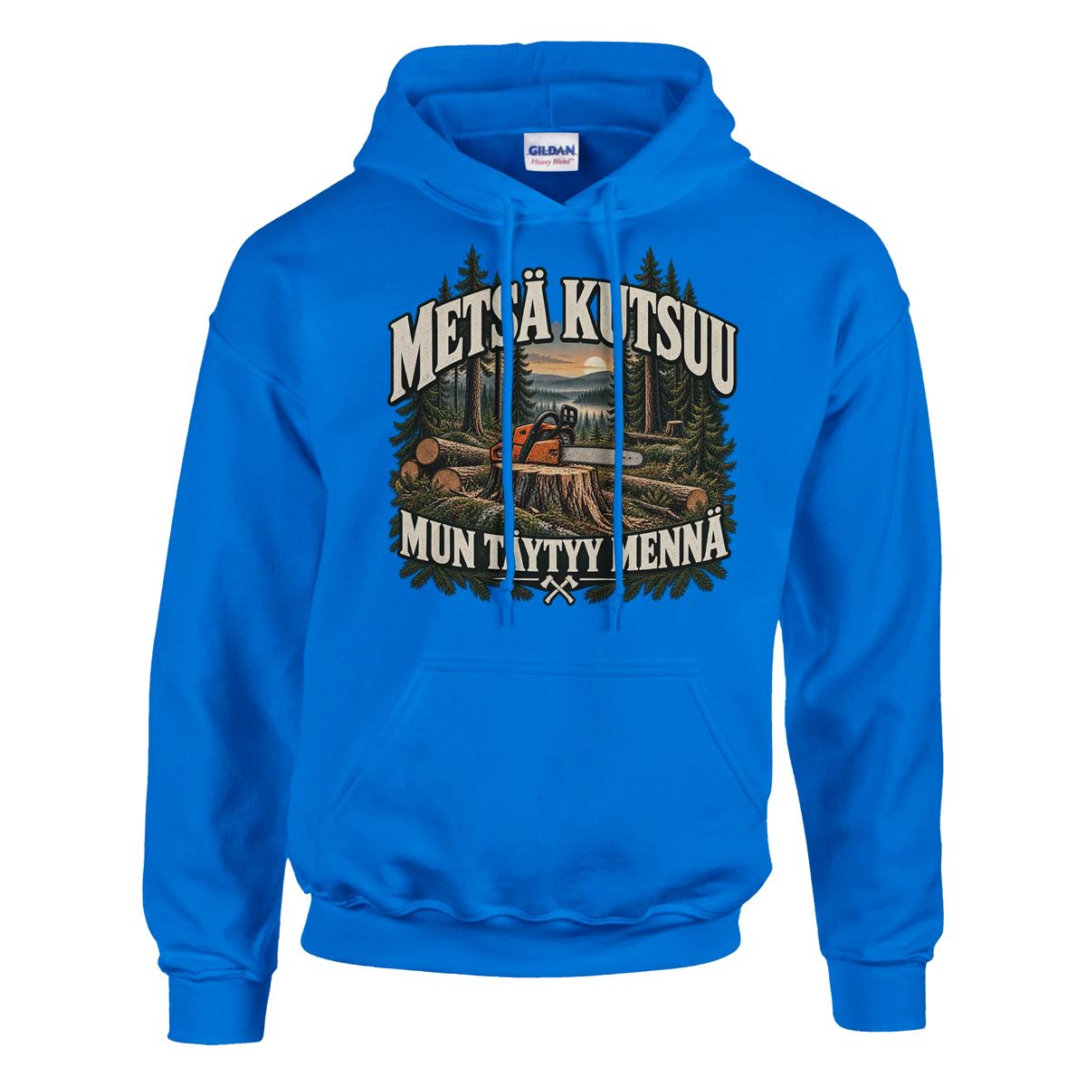 Metsä kutsuu Sahuria - Huppari – tuotekuva