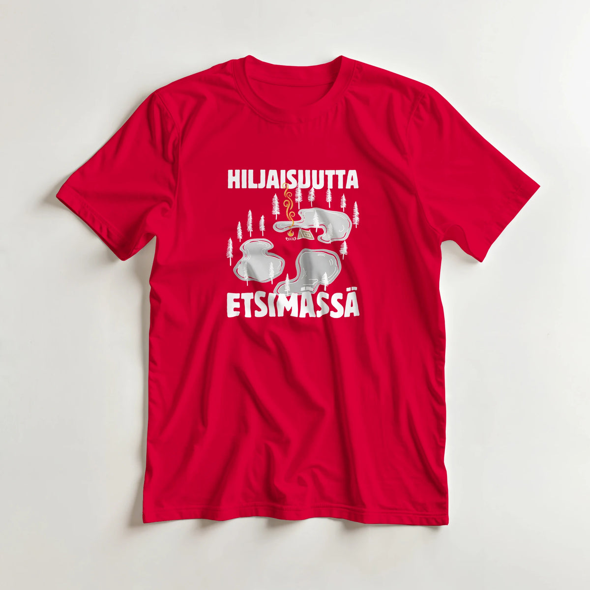 Hiljaisuutta etsimässä - 3XL - 5XL T-paita – tuotekuva