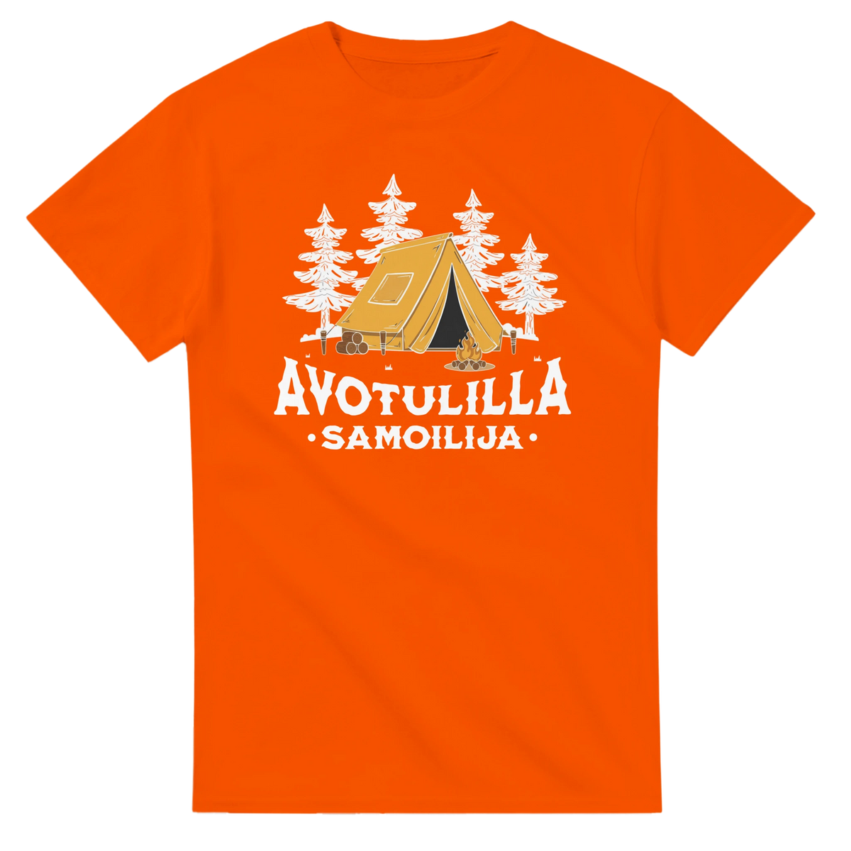 Avotulilla - 3XL - 5XL T-paita – tuotekuva