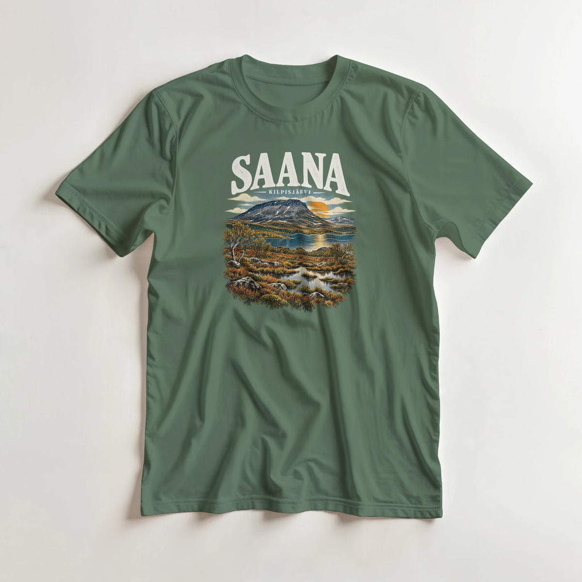 Saana Kilpisjärvi - 3XL - 5XL T-paita – tuotekuva