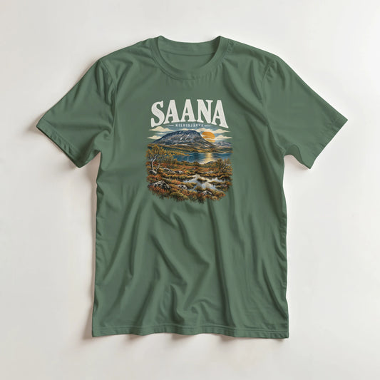 Saana Kilpisjärvi - 3XL - 5XL T-paita – tuotekuva