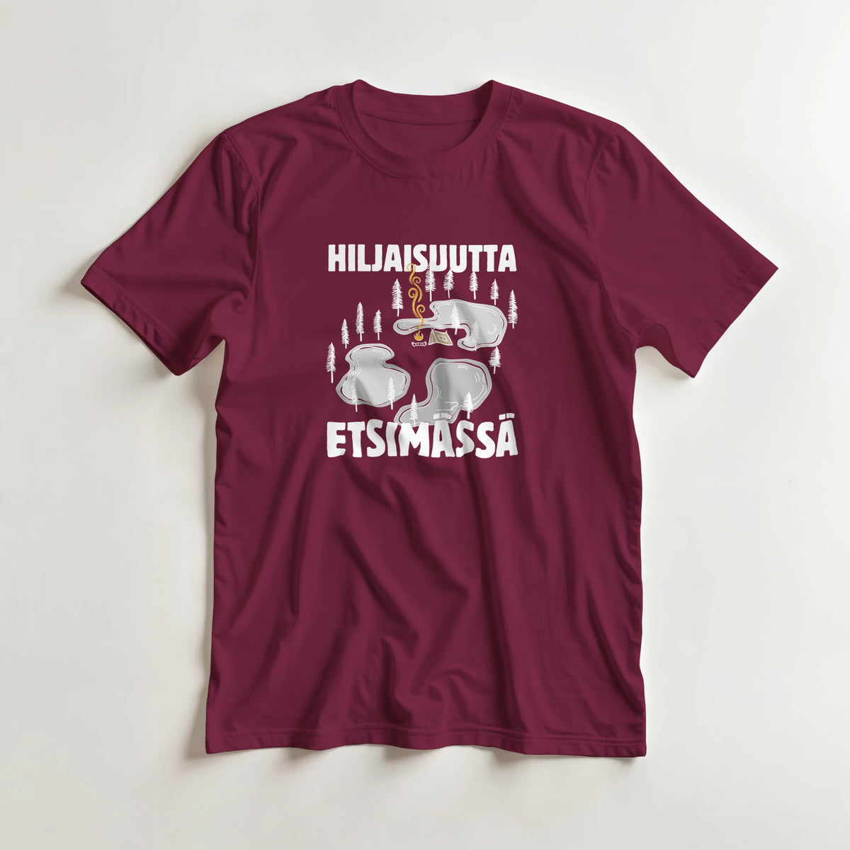 Hiljaisuutta etsimässä - 3XL - 5XL T-paita – tuotekuva