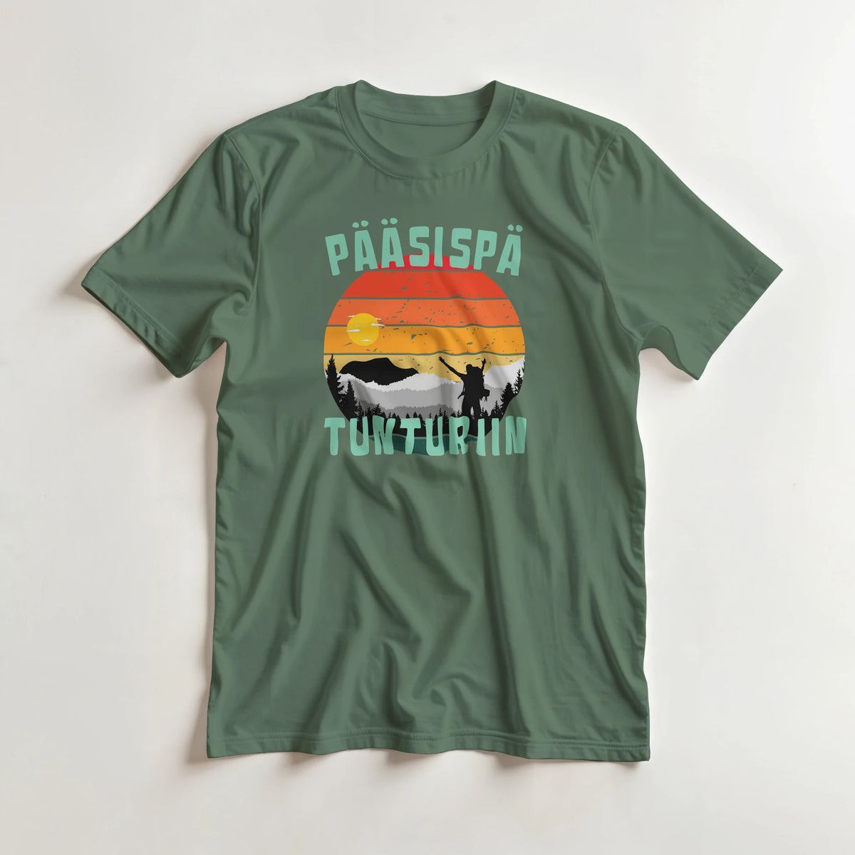Pääsispä Tunturiin - 3XL - 5XL T-paita – tuotekuva
