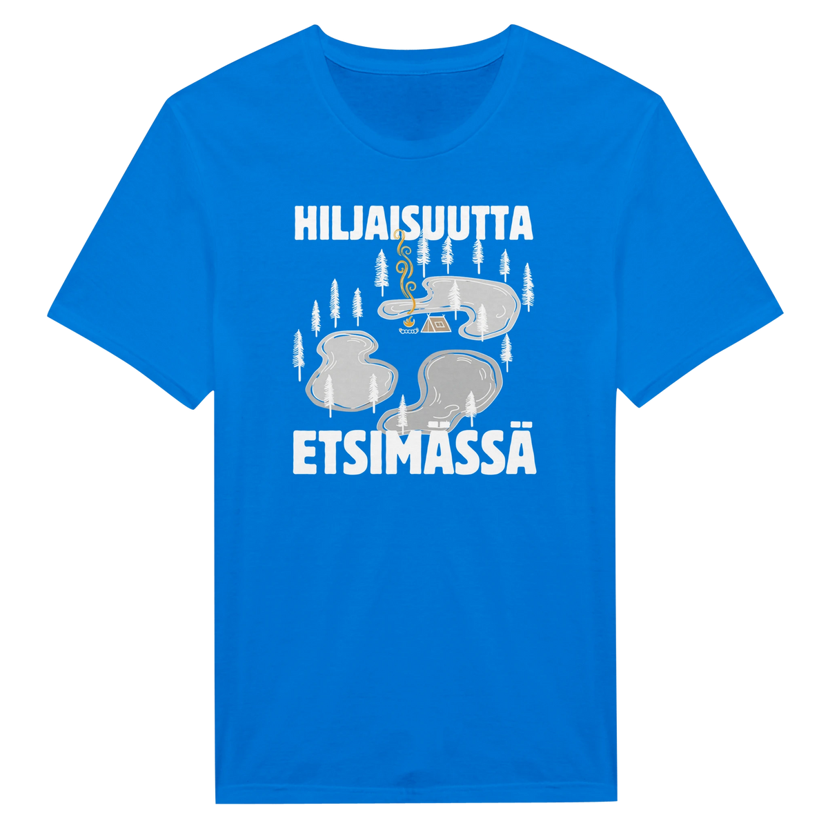 Hiljaisuutta etsimässä - Miesten T-paita – tuotekuva