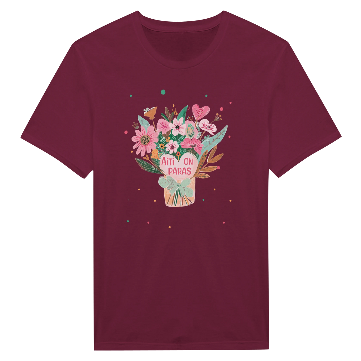 Äiti On Paras - Unisex T-paita – tuotekuva