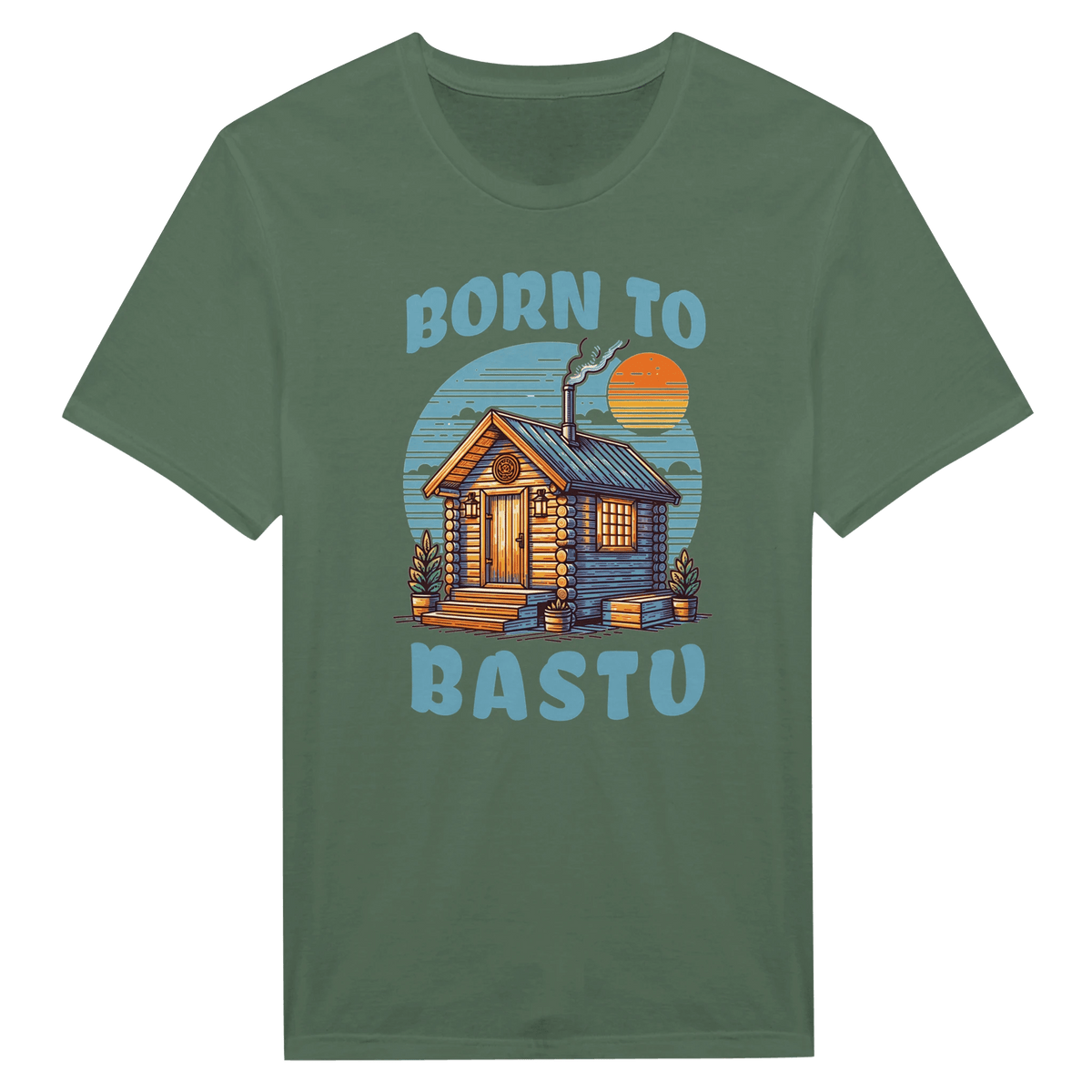 Born To Bastu - Miesten T - paita - Mun Paita
