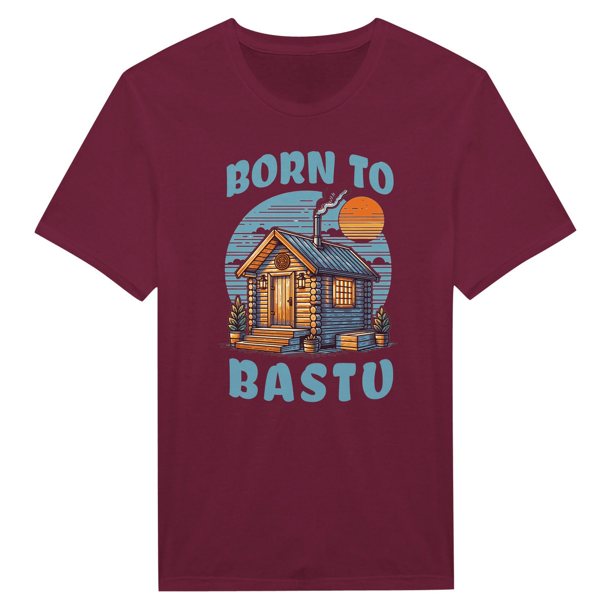 Born To Bastu - Miesten T - paita - Mun Paita