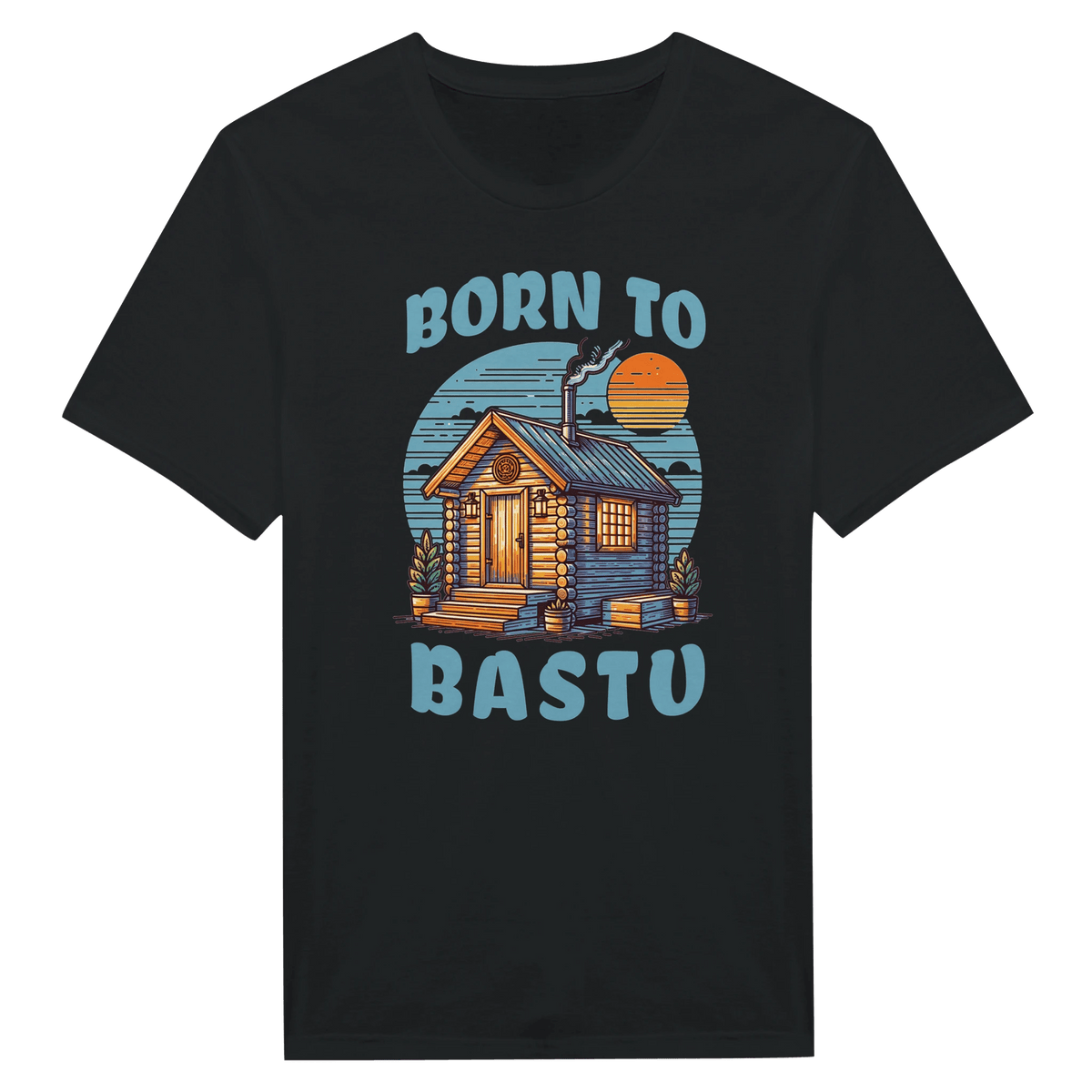 Born To Bastu - Miesten T - paita - Mun Paita