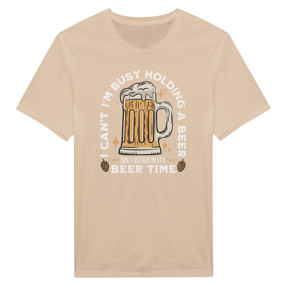 Busy Holding a Beer - Miesten T - paita - Mun Paita
