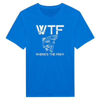 WTF - Where's The Fish? - Miesten T-paita – tuotekuva
