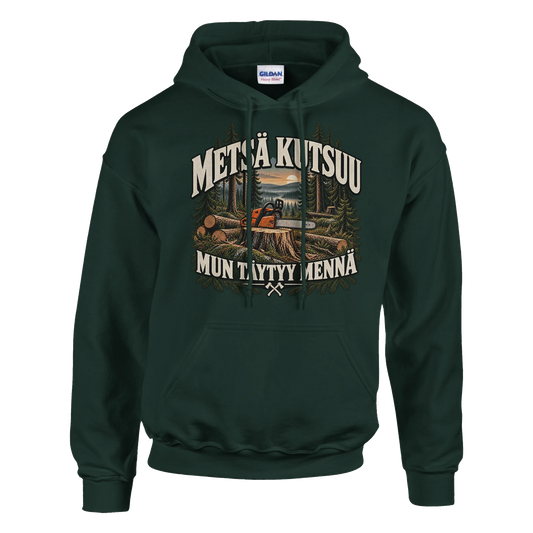 Metsä kutsuu Sahuria - Huppari – tuotekuva