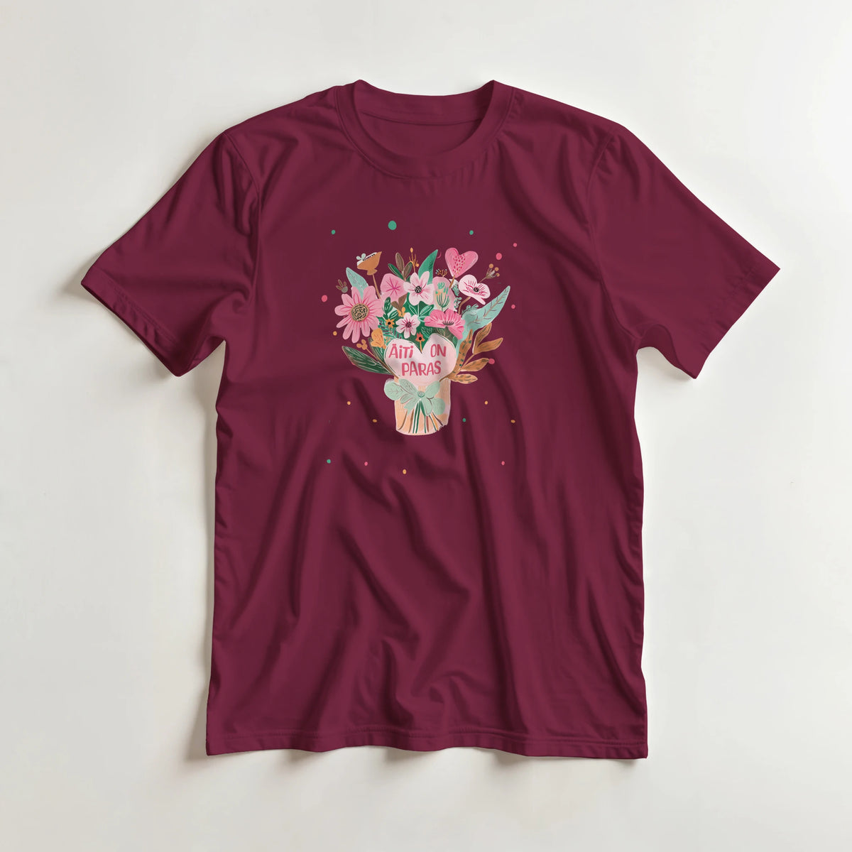 Äiti On Paras - 3XL - 5XL T-paita – tuotekuva