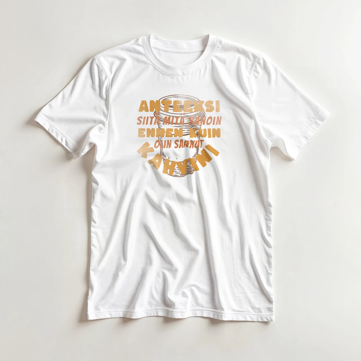 Anteeksi siitä mitä sanoin - 3XL - 5XL T-paita – tuotekuva