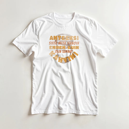 Anteeksi siitä mitä sanoin - 3XL - 5XL T-paita – tuotekuva