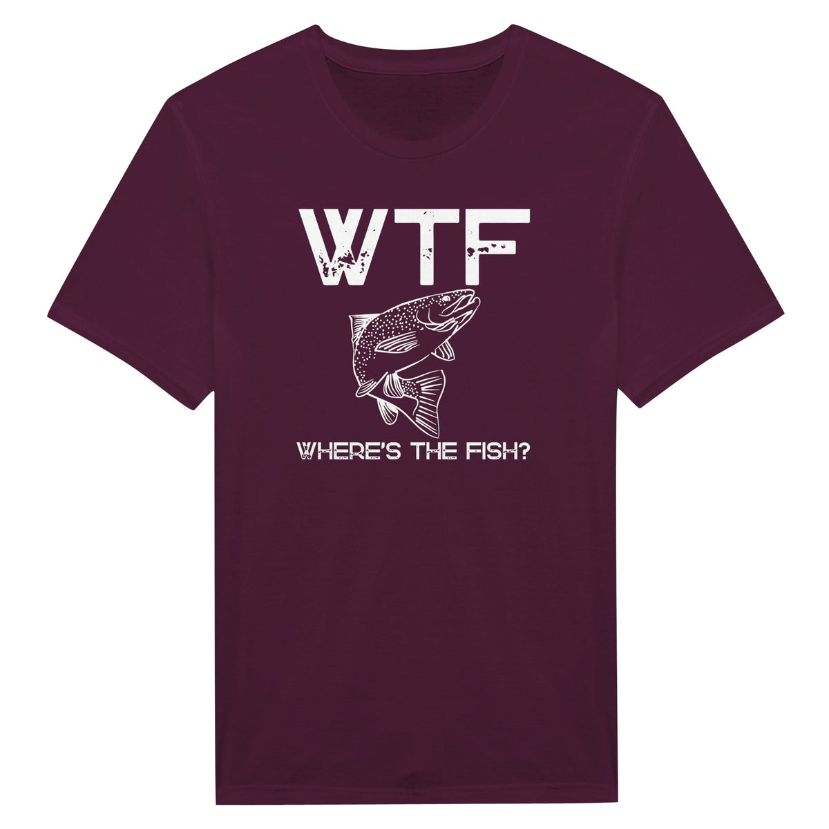 WTF - Where's The Fish? - Miesten T-paita – tuotekuva