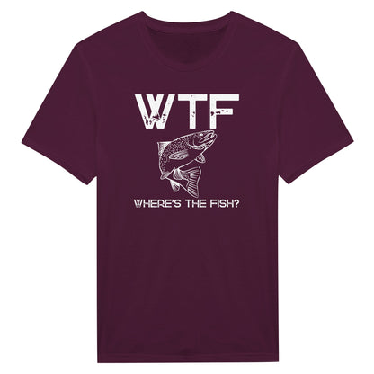 WTF - Where's The Fish? - Miesten T-paita – tuotekuva