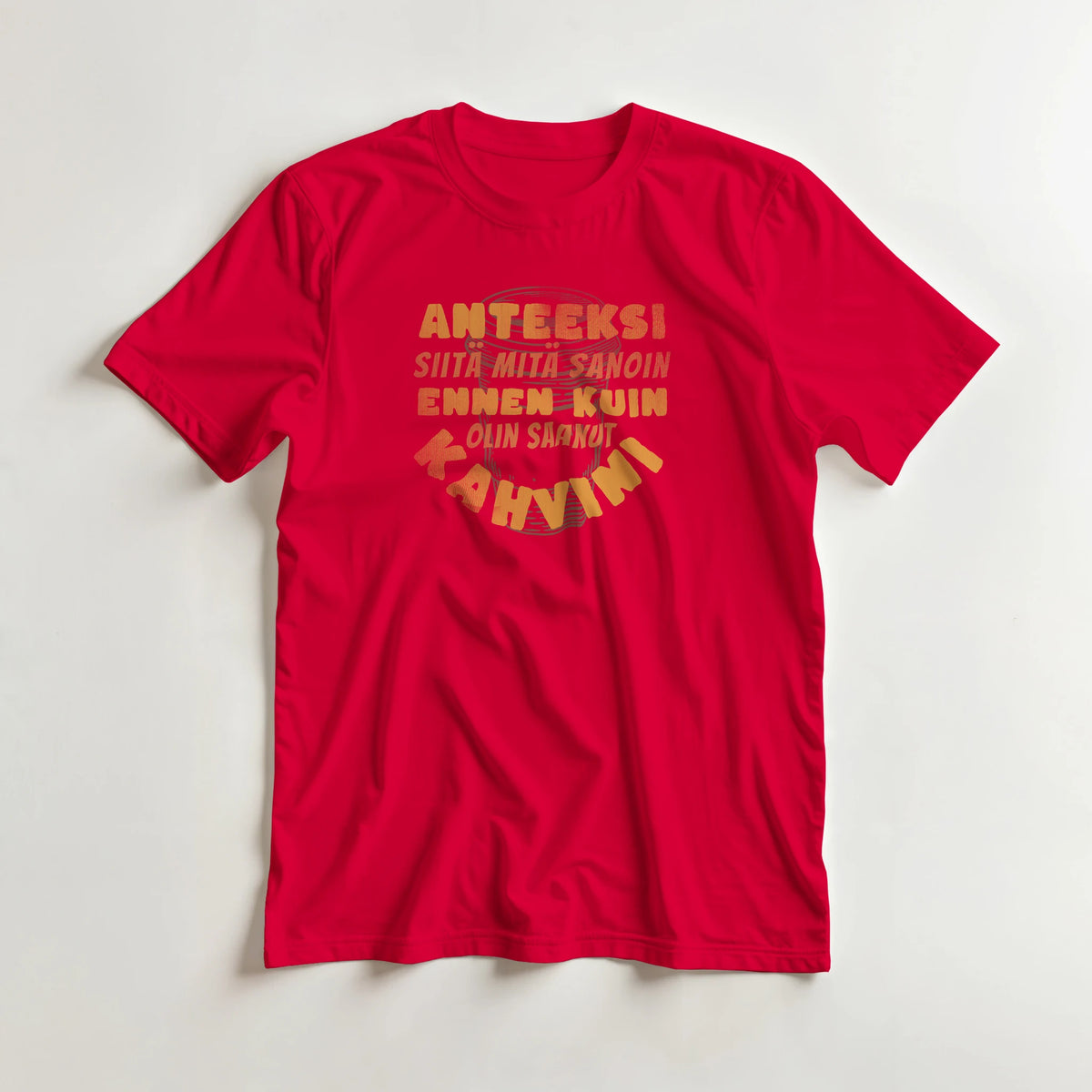 Anteeksi siitä mitä sanoin - 3XL - 5XL T-paita – tuotekuva