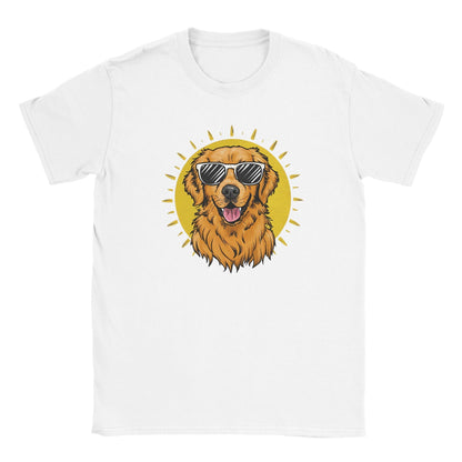 Golden Retriever With Sunglasses - Miesten T - paita - Mun Paita