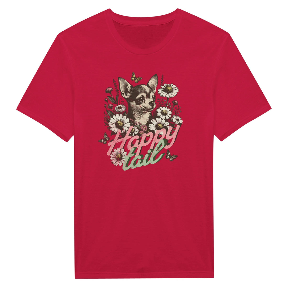 Happy Tail Chihuahua - Miesten T - paita - Mun Paita