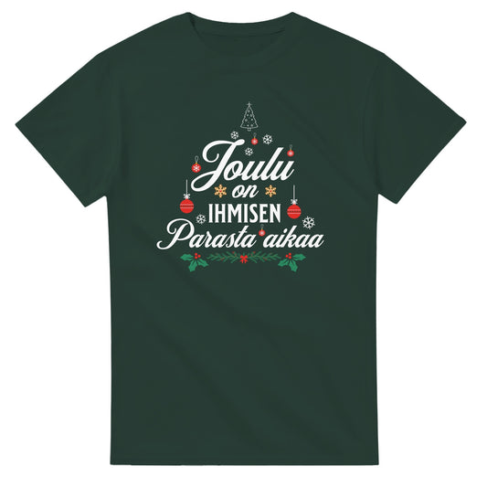 Joulu On Ihmisen Parasta Aikaa - 3XL - 5XL T - paita - Mun Paita