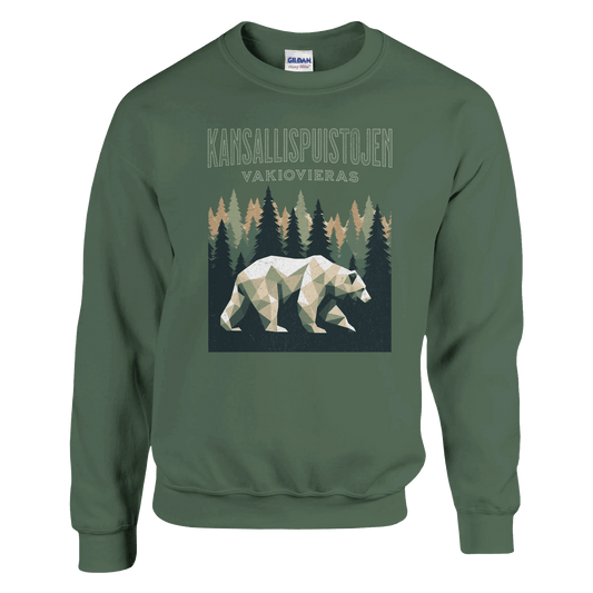 Kansallispuistojen Vakiovieras - Collegepaita - Mun Paita