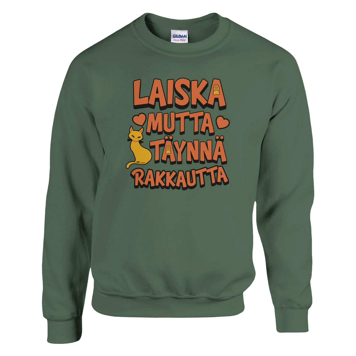 Laiska Mutta Täynnä Rakkautta - Collegepaita - Mun Paita
