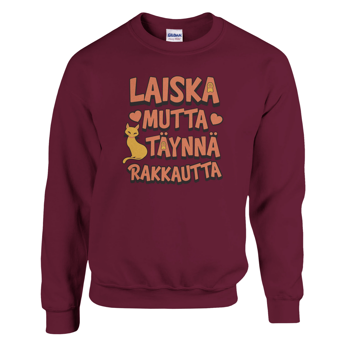Laiska Mutta Täynnä Rakkautta - Collegepaita - Mun Paita