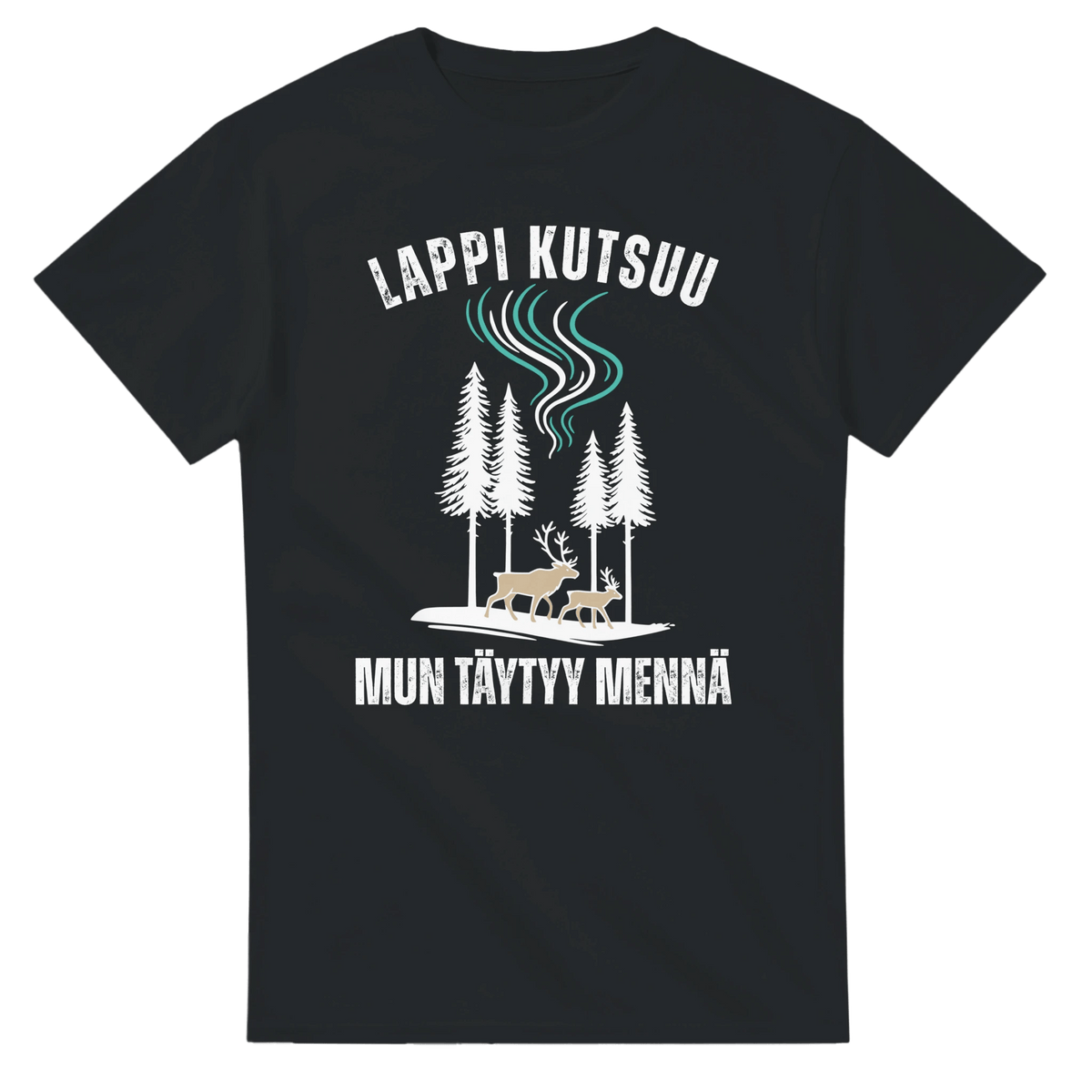 Lappi Kutsuu, Mun Täytyy Mennä - 3XL - 5XL T - paita - Mun Paita