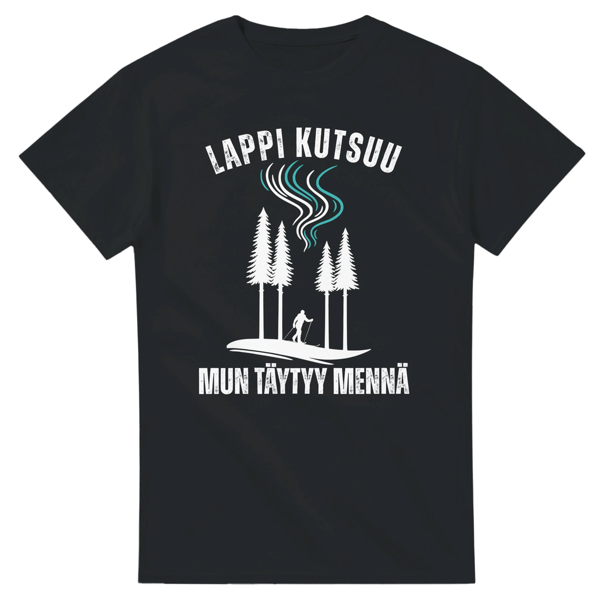 Lappi Kutsuu - Mun Täytyy Mennä - Hiihtäjä - 3XL - 5XL T - paita - Mun Paita