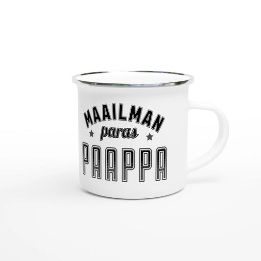 Maailman Paras Paappa - Emalimuki 3,5dl - Mun Paita