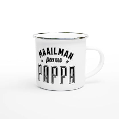 Maailman Paras Pappa - Emalimuki 3,5dl - Mun Paita